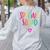 Specials Squad Art Music PE Tech Gym Teacher Team Women's Sweatshirt Back Print Ash