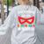 SPED Teacher Are Just Superheroes Disguise Special Education Women's Sweatshirt Back Print Ash