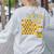 Spelling Bee Kind Positive Kindness Women Teacher Women's Sweatshirt Back Print Ash