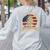 Spilling The Tea Since 1773 Vintage Us History Teacher Women's Sweatshirt Back Print Ash