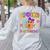 Spooky ESOL Teacher Halloween ESOL Teaching Coquette Women's Sweatshirt Back Print Ash Spooky ESOL Teacher Halloween ESOL Teaching Coquette Women's Sweatshirt Back Print Ash