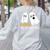 Spooky Ghost Inequalities Halloween Math Teacher Women's Sweatshirt Back Print Ash Spooky Ghost Inequalities Halloween Math Teacher Women's Sweatshirt Back Print Ash