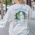 Spooky Halloween Math Teacher Women's Sweatshirt Back Print Ash