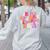 In My Spooky Teacher Era Halloween Teacher Back To School Women's Sweatshirt Back Print Ash