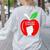 I Stand With Teachers Tshirt Women's Sweatshirt Back Print Ash