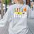 Steam Teacher Science Tech Engineering Arts Maker Women's Sweatshirt Back Print Ash