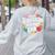 In My Substitute Teacher Era Women's Sweatshirt Back Print Ash