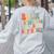 Be Like Subtraction And Make A Difference Math Teacher Women Women's Sweatshirt Back Print Ash