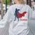 This Is My Super ESL Teacher Costume Lazy Halloween Women's Sweatshirt Back Print Ash
