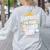 Surprise I'M Your Teacher Today Sub Substitute Teacher Women's Sweatshirt Back Print Ash