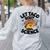 Lets Tacos Bout Science Scientist Teacher Women's Sweatshirt Back Print Ash