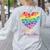 It Takes a Big Heart To Shape Little Minds Teacher Women's Sweatshirt Back Print Ash It Takes a Big Heart To Shape Little Minds Teacher Women's Sweatshirt Back Print Ash