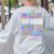 Tap Dance Words Lover Tap Dancer Dancing Teacher Women's Sweatshirt Back Print Ash Tap Dance Words Lover Tap Dancer Dancing Teacher Women's Sweatshirt Back Print Ash
