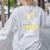 I Teach The Cutest Bees In The Beehive Kindergarten Teacher Women's Sweatshirt Back Print Ash I Teach The Cutest Bees In The Beehive Kindergarten Teacher Women's Sweatshirt Back Print Ash