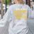 I Teach The Cutest Bees In The Beehive Teacher Women's Sweatshirt Back Print Ash