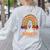 I Teach The Cutest Little Turkeys Thanksgiving Teacher Men Women Girls Kids Women's Sweatshirt Back Print Ash I Teach The Cutest Little Turkeys Thanksgiving Teacher Men Women Girls Kids Women's Sweatshirt Back Print Ash