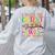 I Teach The Cutest Owls Christmas Or Teachers Day Women's Sweatshirt Back Print Ash