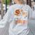 I Teach The Cutest Pumpkins In The Patch Halloween Teacher Women's Sweatshirt Back Print Ash I Teach The Cutest Pumpkins In The Patch Halloween Teacher Women's Sweatshirt Back Print Ash