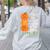 I Teach The Cutest Pumpkins In Patch Pre-K Halloween Teacher Women's Sweatshirt Back Print Ash