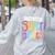 I Teach Future Superheroes Teacher Teaching Women's Sweatshirt Back Print Ash I Teach Future Superheroes Teacher Teaching Women's Sweatshirt Back Print Ash