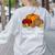 Teach Love Inspire Autumn Fall Plaid Leopard Pumpkin Teacher For Men Women Kids Women's Sweatshirt Back Print Ash