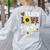 TEACH LOVE INSPIRE Teacher Sunflower Appreciation Women's Sweatshirt Back Print Ash TEACH LOVE INSPIRE Teacher Sunflower Appreciation Women's Sweatshirt Back Print Ash