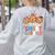 I Teach Smart Cookies Cute Back To School Teacher Women's Sweatshirt Back Print Ash