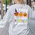 I Teach The Smartest Pumpkins The Patch Teacher Fall Season For Men Women Kids Women's Sweatshirt Back Print Ash