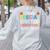 I Teach Special Education SPED Special Education Teacher For Men Women Women's Sweatshirt Back Print Ash