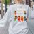 I Teach Super Heroes Teacher Women's Sweatshirt Back Print Ash I Teach Super Heroes Teacher Women's Sweatshirt Back Print Ash