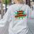 I Teach Superheroes Retro Comic Super Teacher Graphic Women's Sweatshirt Back Print Ash