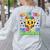 Teacher Back To School Color In Kindness Crayon Pencil Women's Sweatshirt Back Print Ash Teacher Back To School Color In Kindness Crayon Pencil Women's Sweatshirt Back Print Ash