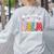 Teacher All Calm Said No Teacher Christmas Pencil Tree Women's Sweatshirt Back Print Ash Teacher All Calm Said No Teacher Christmas Pencil Tree Women's Sweatshirt Back Print Ash