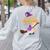 This Is My Teacher Costume Halloween Family Matching Group Women's Sweatshirt Back Print Ash
