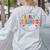 Teacher Early Childhood Squad T-Shirt Women's Sweatshirt Back Print Ash Teacher Early Childhood Squad T-Shirt Women's Sweatshirt Back Print Ash