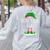 The Teacher Elf Christmas Family Matching Xmas Group For Men Women Women's Sweatshirt Back Print Ash