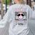 In My Teacher Era Groovy Tie Dye Back To School Cute Teacher Women's Sweatshirt Back Print Ash