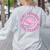 In My Teacher Era Yeehaw Pink Teacher Western Cowgirl Women's Sweatshirt Back Print Ash
