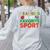 Teacher Is My Favorite Sport Teacher Teaching Lover Women's Sweatshirt Back Print Ash