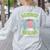Teacher Halloween Costume Science Teachers Love Brains Women's Sweatshirt Back Print Ash
