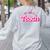 Teacher Life My Job Is Teach Women's Sweatshirt Back Print Ash Teacher Life My Job Is Teach Women's Sweatshirt Back Print Ash