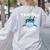 Teacher Shark Teacher For Men Women Women's Sweatshirt Back Print Ash