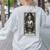 The Teacher Skeleton Tarot Card Women's Sweatshirt Back Print Ash The Teacher Skeleton Tarot Card Women's Sweatshirt Back Print Ash