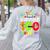 My Teacher Survived 100 Days Of Me 100 Days Of School Women's Sweatshirt Back Print Ash
