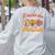 Teacher I Teach The Cutest Pumpkins In The Patch Fall Autumn Women's Sweatshirt Back Print Ash Teacher I Teach The Cutest Pumpkins In The Patch Fall Autumn Women's Sweatshirt Back Print Ash