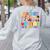 Teacher Of Tiny Superheroes Teach 100th Day Of School Women's Sweatshirt Back Print Ash Teacher Of Tiny Superheroes Teach 100th Day Of School Women's Sweatshirt Back Print Ash