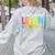 Teacher Y'All Gonna Learn Today First Day Of School Women's Sweatshirt Back Print Ash Teacher Y'All Gonna Learn Today First Day Of School Women's Sweatshirt Back Print Ash