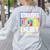 Teacher's Assistant Straight Outta Energy Teaching Tie Dye For Men Women Women's Sweatshirt Back Print Ash Teacher's Assistant Straight Outta Energy Teaching Tie Dye For Men Women Women's Sweatshirt Back Print Ash