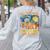 All Teachers Love Brains Shirt Teacher Halloween Tee Women's Sweatshirt Back Print Ash
