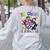 Teachers Are Superheroes Back To School Women's Sweatshirt Back Print Ash